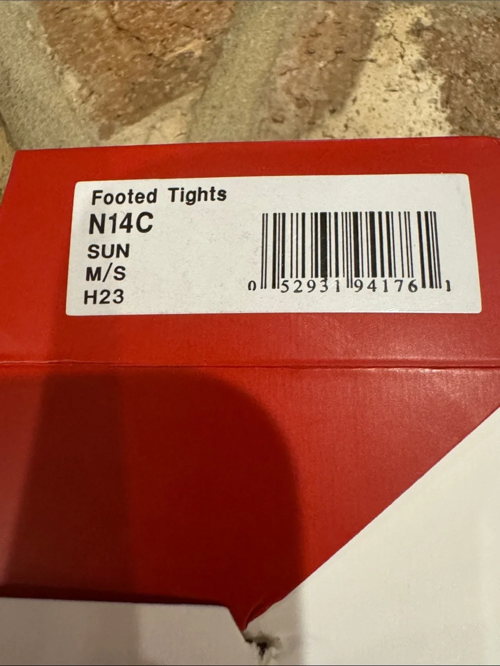 Capezio suntan foot